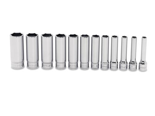 1/4” Hoge Flank Drive® doppenset, 6-kant, 12-delig (5 - 15 mm.)