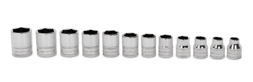 3/8&rdquo; Lage Flank Drive&reg; doppenset, 6-kant, 12-delig (8 - 19 mm) &nbsp;