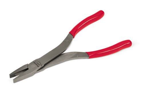 Pince &agrave; bec plat, rouge (L = 237 mm.)