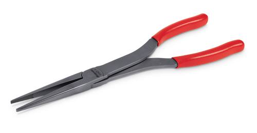 Talon Grip™ lange slanke punttang met lange handvatten, rood (279 mm. lang)
