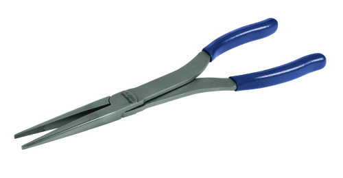 Pince &agrave; bec effil&eacute; demi-ronde droit longue Talon Grip&trade;, 