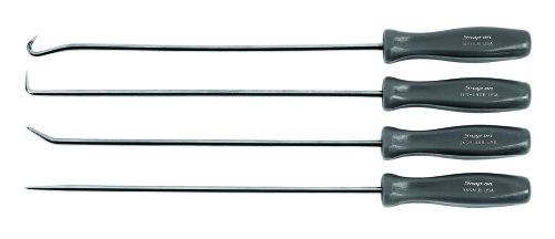 Lange pickset met klassiek handvat, 4-delig,&nbsp;donker Titanium