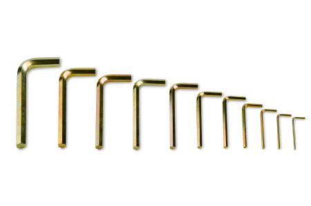Jeu de cl&eacute;s Allen,&nbsp;11-pi&egrave;ces (2 - 10 et12 mm.)