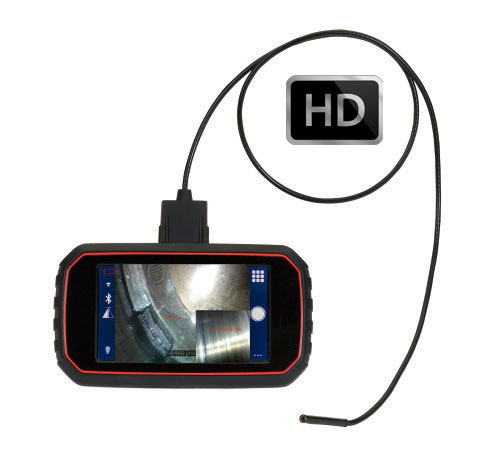Vid&eacute;oscope d&rsquo;inspections num&eacute;rique haute d&eacute;finition (HD) avec imageur &agrave; double vue de 5,5 mm.