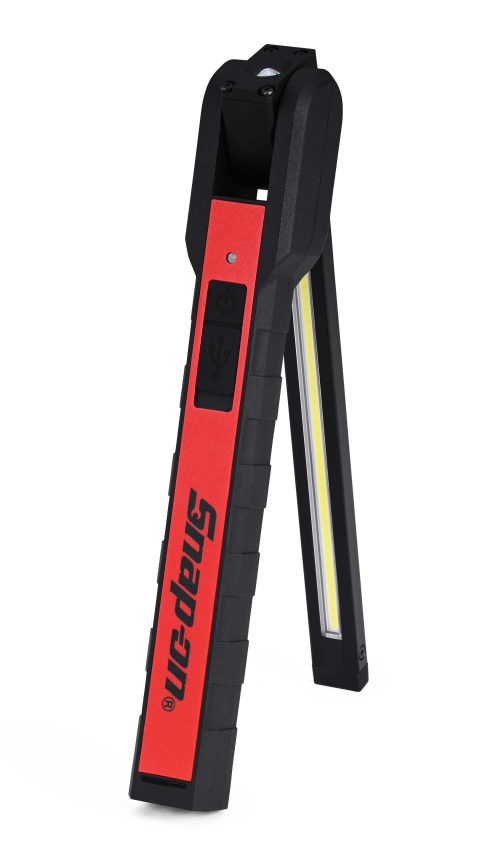 Dual-Mini-LED-Akkulampe klappbar, 500 Lumen (Rot)