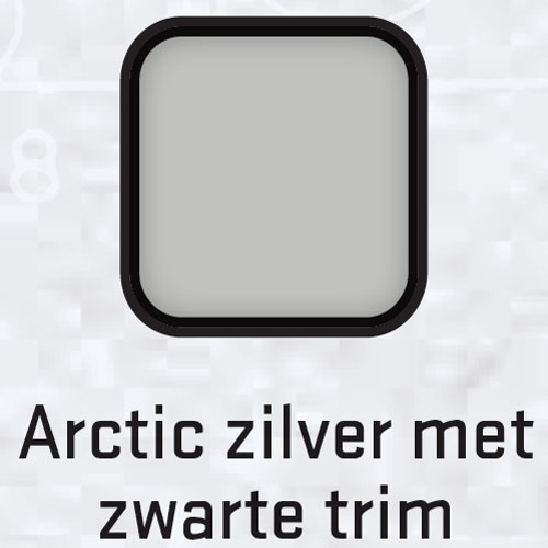 Servante avec 7 tiroirs, argent&nbsp;arctic