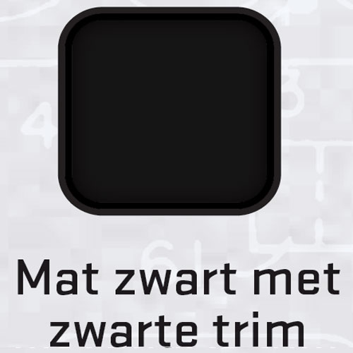 Servante avec 7 tiroirs, noir mat