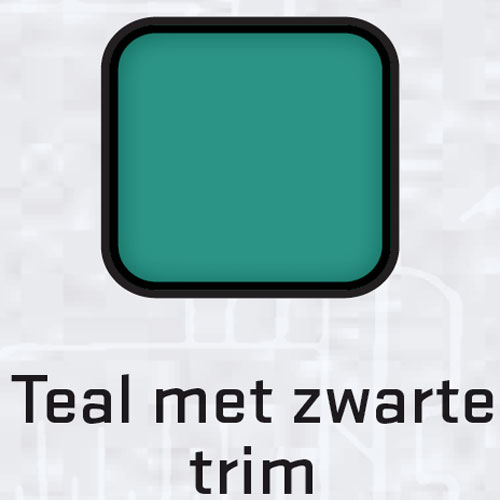 9-Ladige topkist Teal