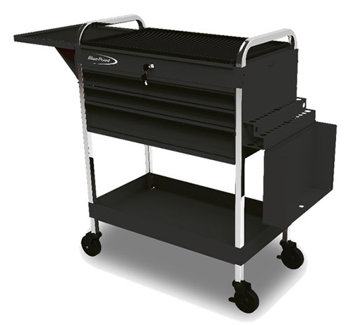 Blue-Point&reg; service gereedschapswagen, zwart met zwarte trim