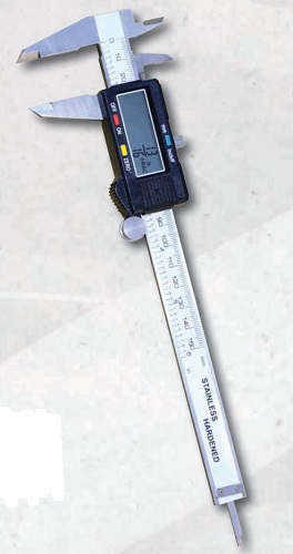 Digitale schuifmaat, inch en metrisch