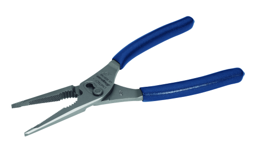 Pince &agrave; bec longue Talon Grip&trade; avec avec r&eacute;glage &agrave; joint coulissant, L = 229 mm. (bleu)