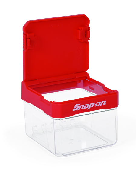 Magnetisch opbergbakje voor kleine onderdelen,&nbsp;rood