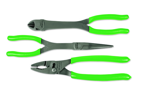 Jeu de 3 pinces d&rsquo;usage intensif (vert)