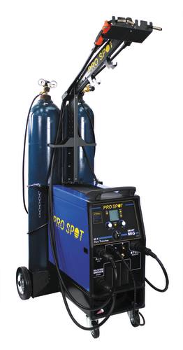 Dubbel puls TIG-MIG-MAG lasapparaat met 3-toortsen, 240 Volt enkel fase