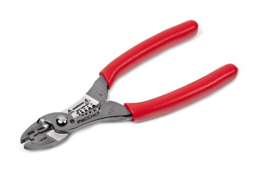 Pince coupante &agrave; d&eacute;nuder et &agrave; sertir, rouge (12 - 20 AWG)