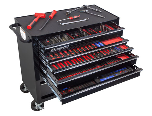COMPOSITION D’OUTILLAGE 305 PIÈCES AVEC SERVANTE NOIR HÉRITAGE ET RANGEMENT ORGANISE TOOLBED