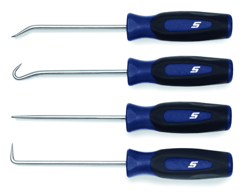 PICKS SET CHROMES, 4-pi&egrave;ces&nbsp;(Bleu M&eacute;tallique)