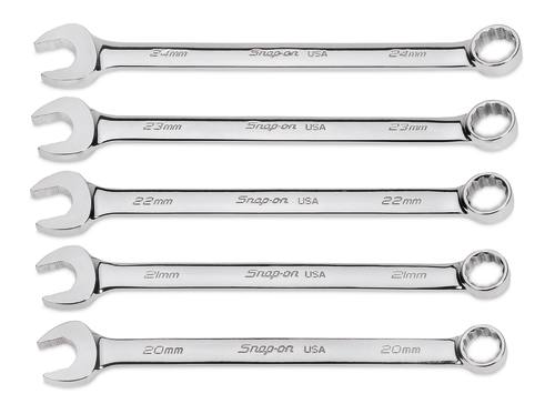 Jeu de cl&eacute;s mixtes Flank Drive&reg; Plus, 12-pans, 5-pi&egrave;ces (20 - 24 mm)