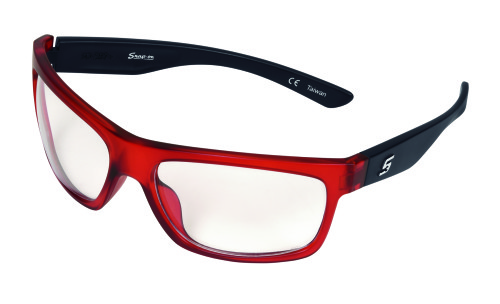 Triton Protective Glasses (Red/Clear Lens)