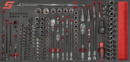 Jeu de douilles pour voitures, camionnettes et véhicules utilitaires (sans Toolbed)