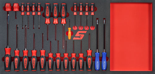 Module de 27 tournevis avec Toolbed pour voitures, camionnettes et véhicules utilitaires