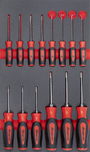 Jeu de tournevis rouge  (sans Toolbed)