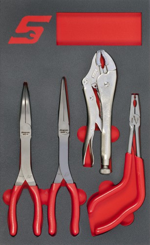 Jeu de pinces rouge (sans Toolbed)