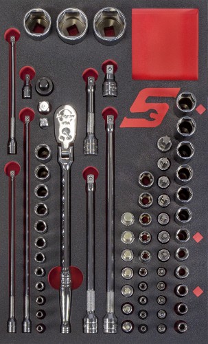 Jeu de douilles et accessoires (sans Toolbed)
