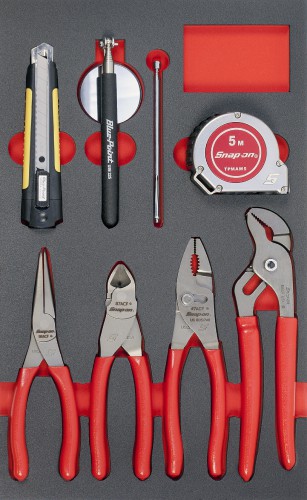 Jeu de pinces rouge (sans Toolbed)