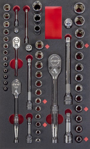 Jeu de douilles et accessoires (sans Toolbed)