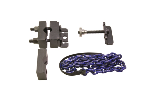Asondersteuning met ketting en spanner