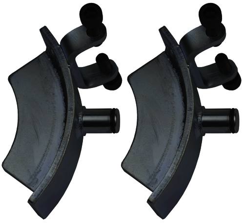 Set van 2 vergrendelbare klauwen voor veren met een diameter van 150 - 240 mm.